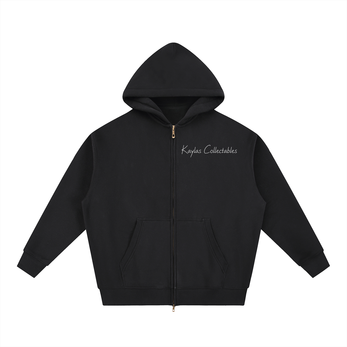 Oversized Flower Zip