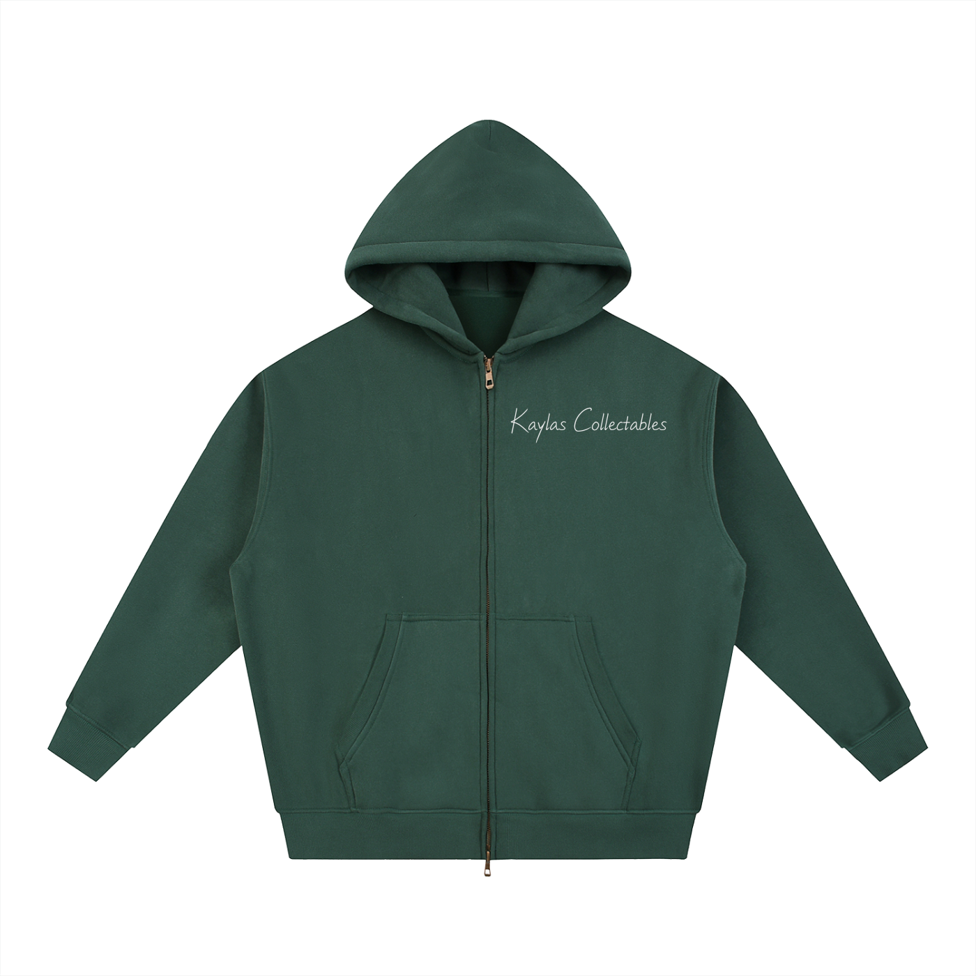 Oversized Flower Zip