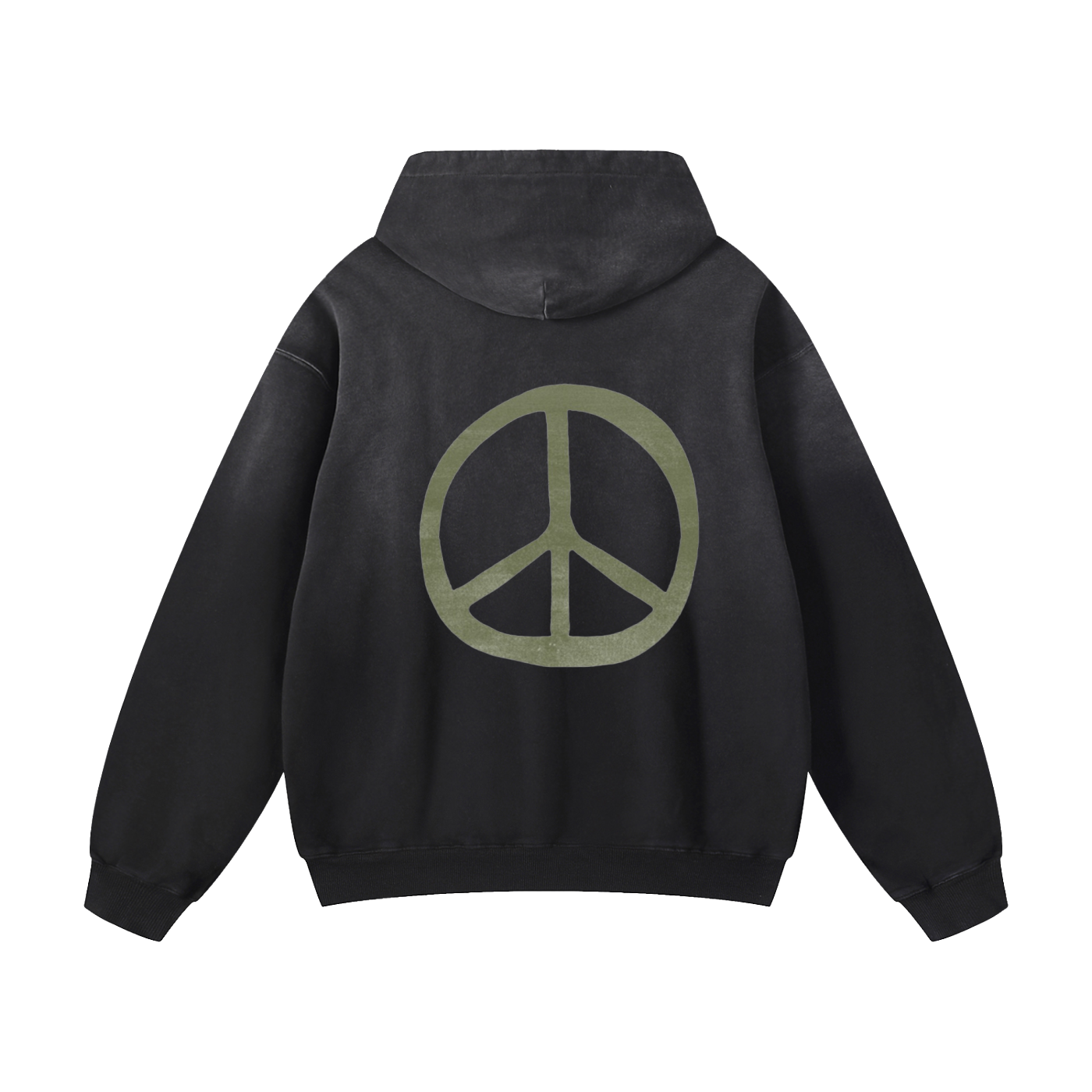 Sunfade Peace Oversized Hoodie