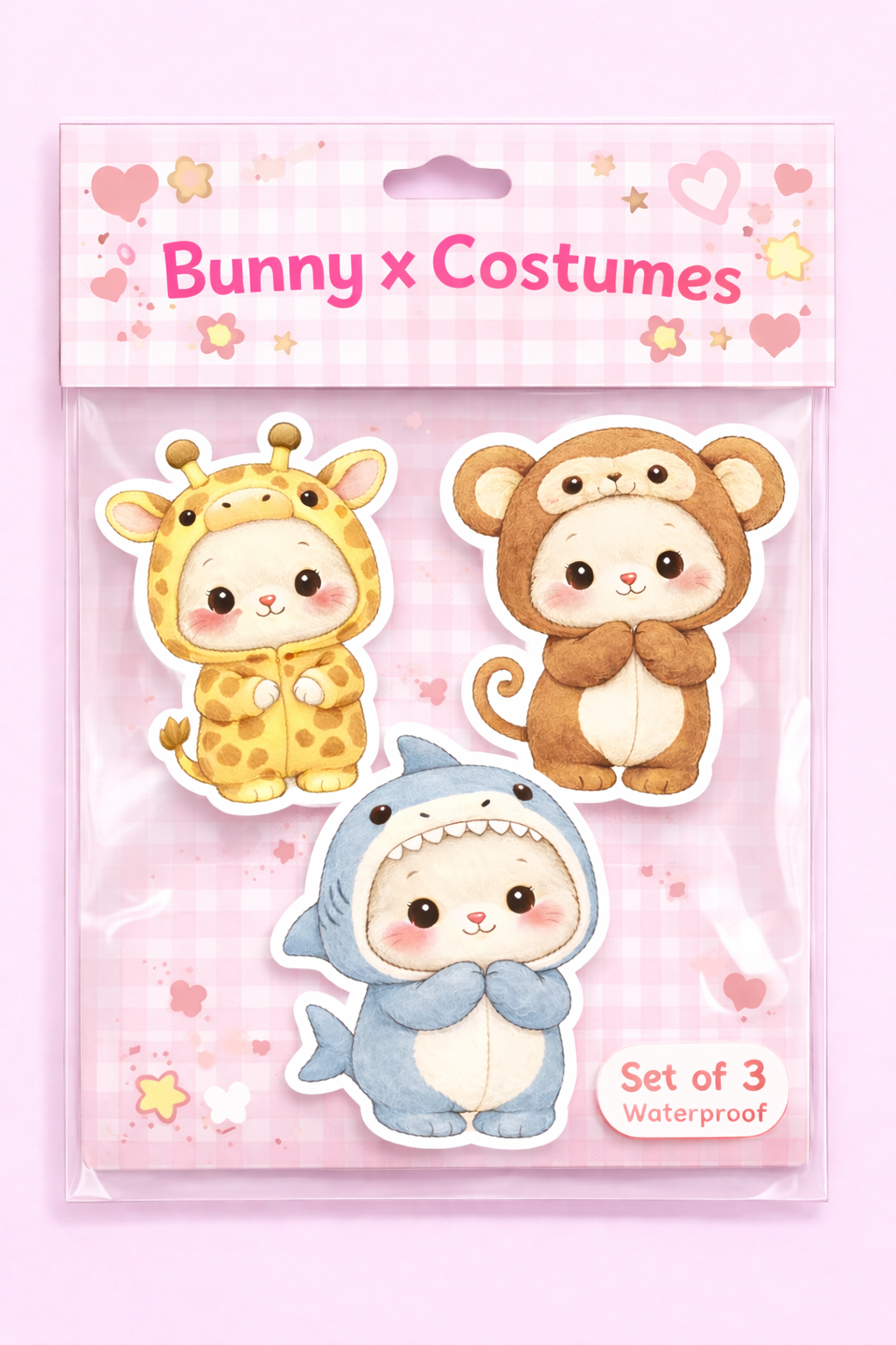 Bunny X Costume Sticker Pack