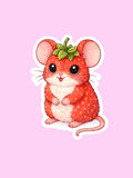 Strawberry Mouse Sticker