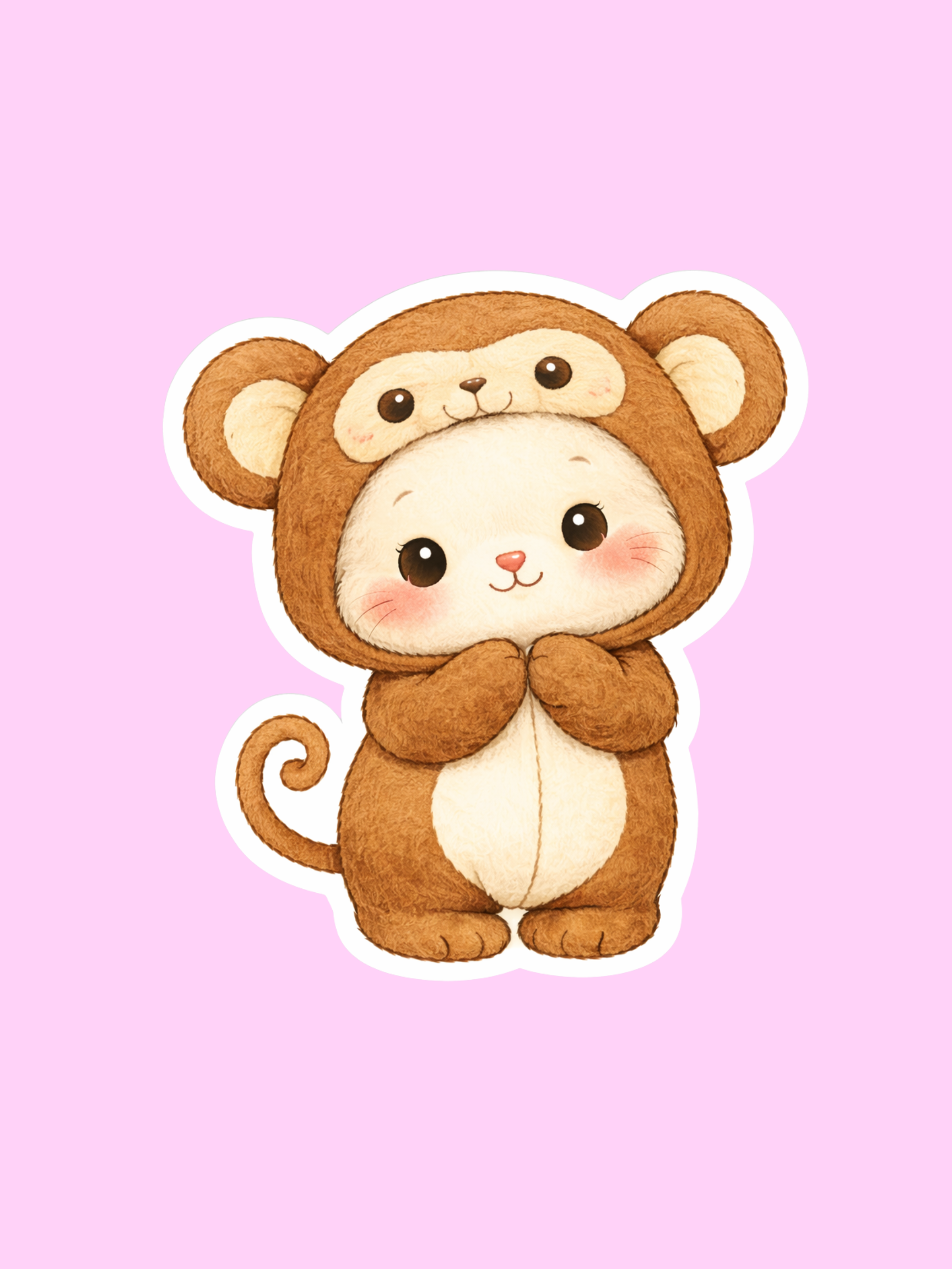 Bunny X Monkey Sticker